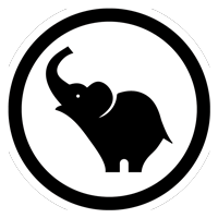 Black Elephant Digital Logo